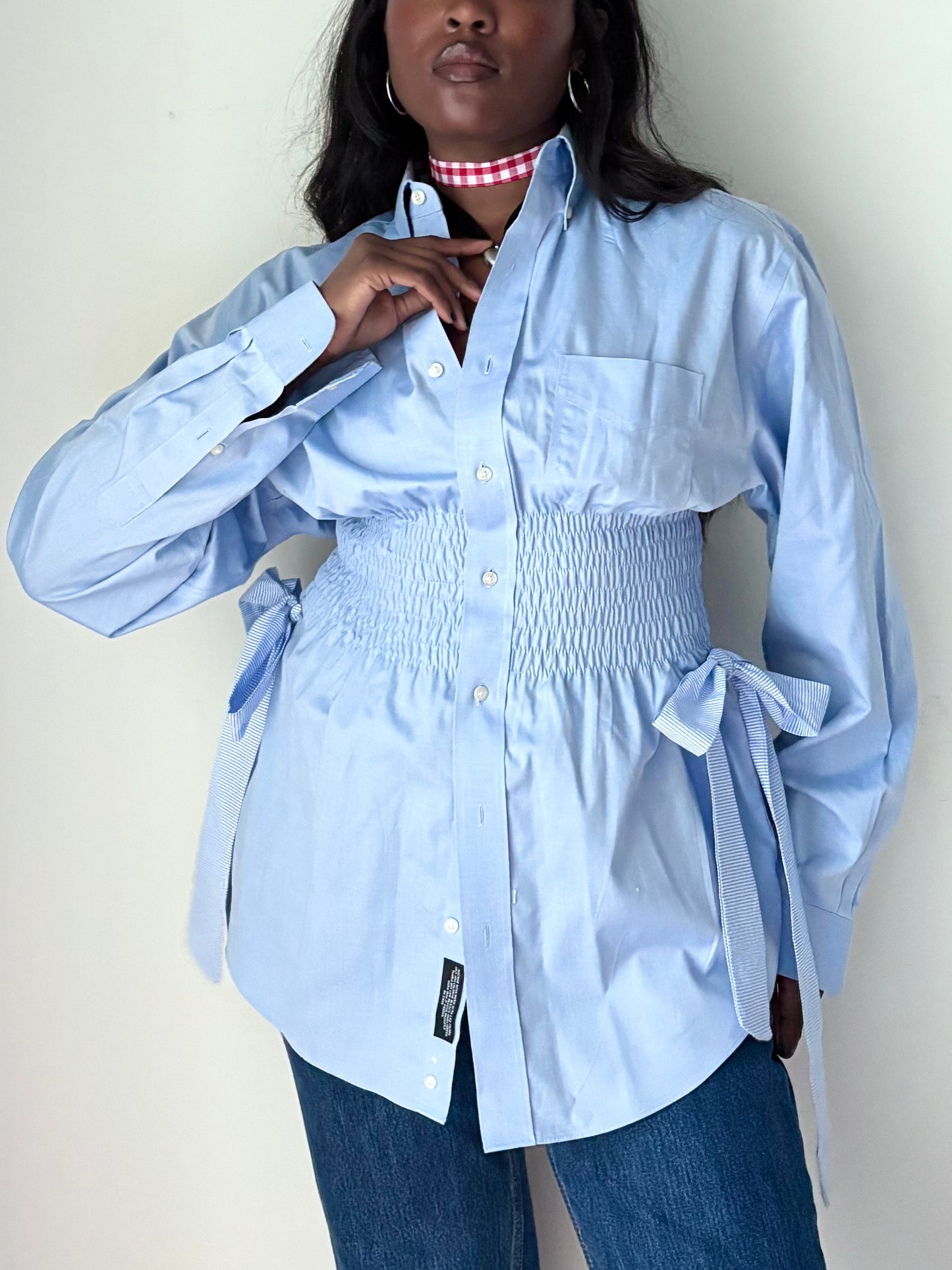 The Marla Top - Classic Blue, Fits M-XL