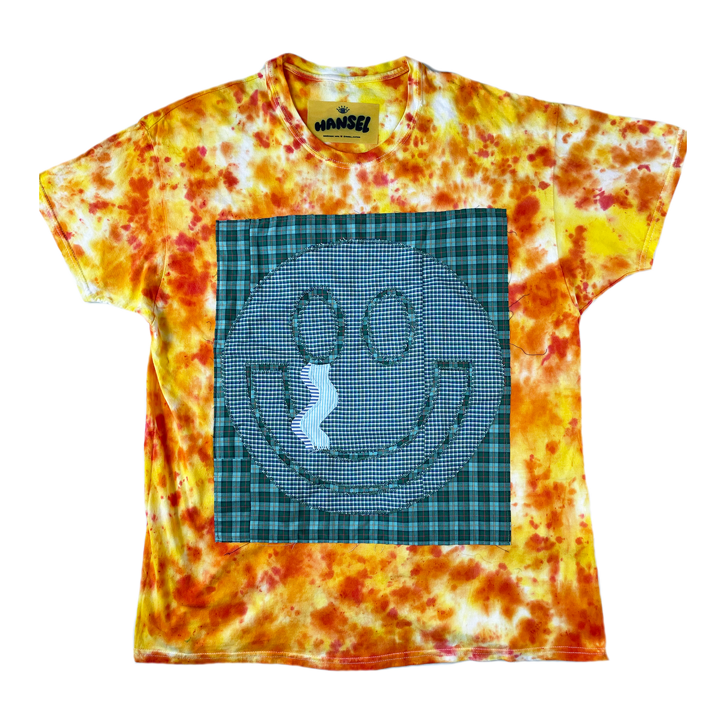 Hansel Smiley Tee - Lava - XXL