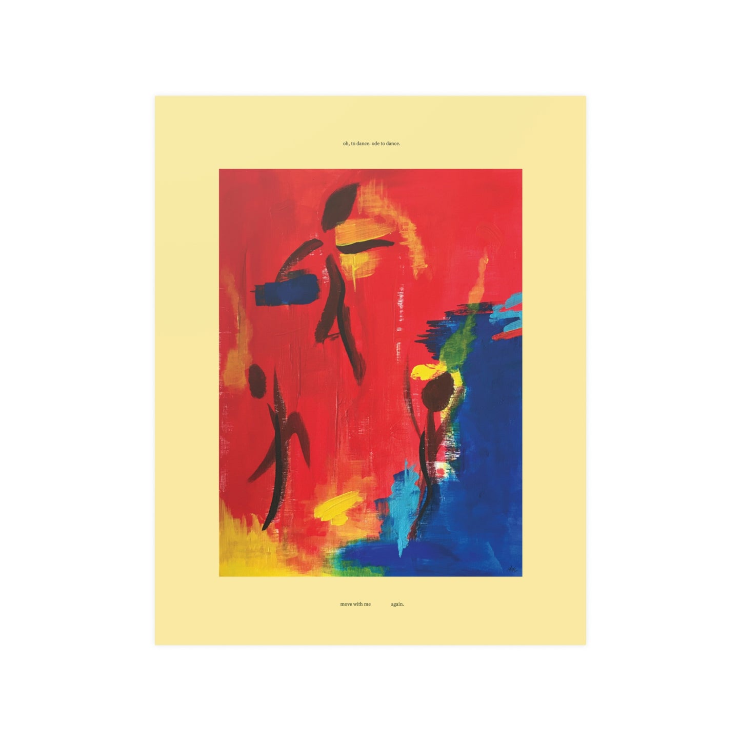 "Ode to Dance" - printed painting