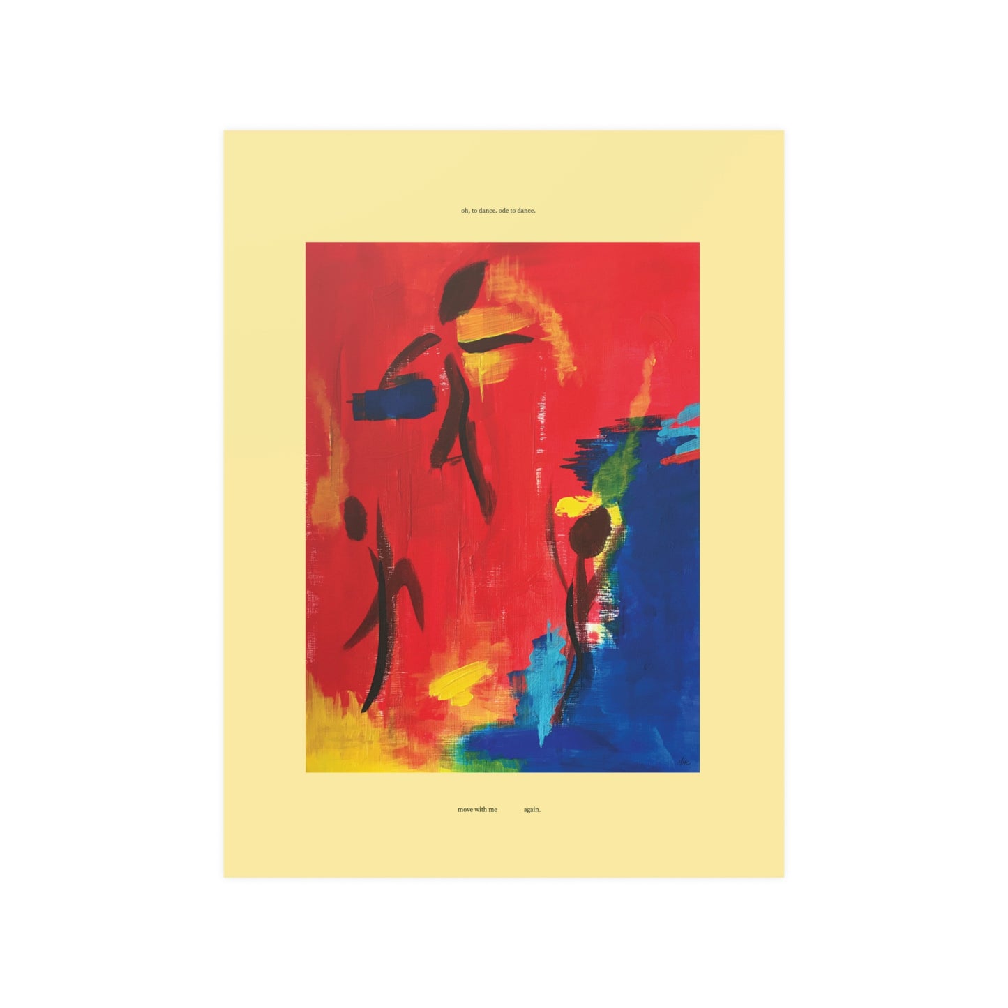 "Ode to Dance" - printed painting
