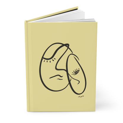 Hansel Hardcover Journal - Lean On Me