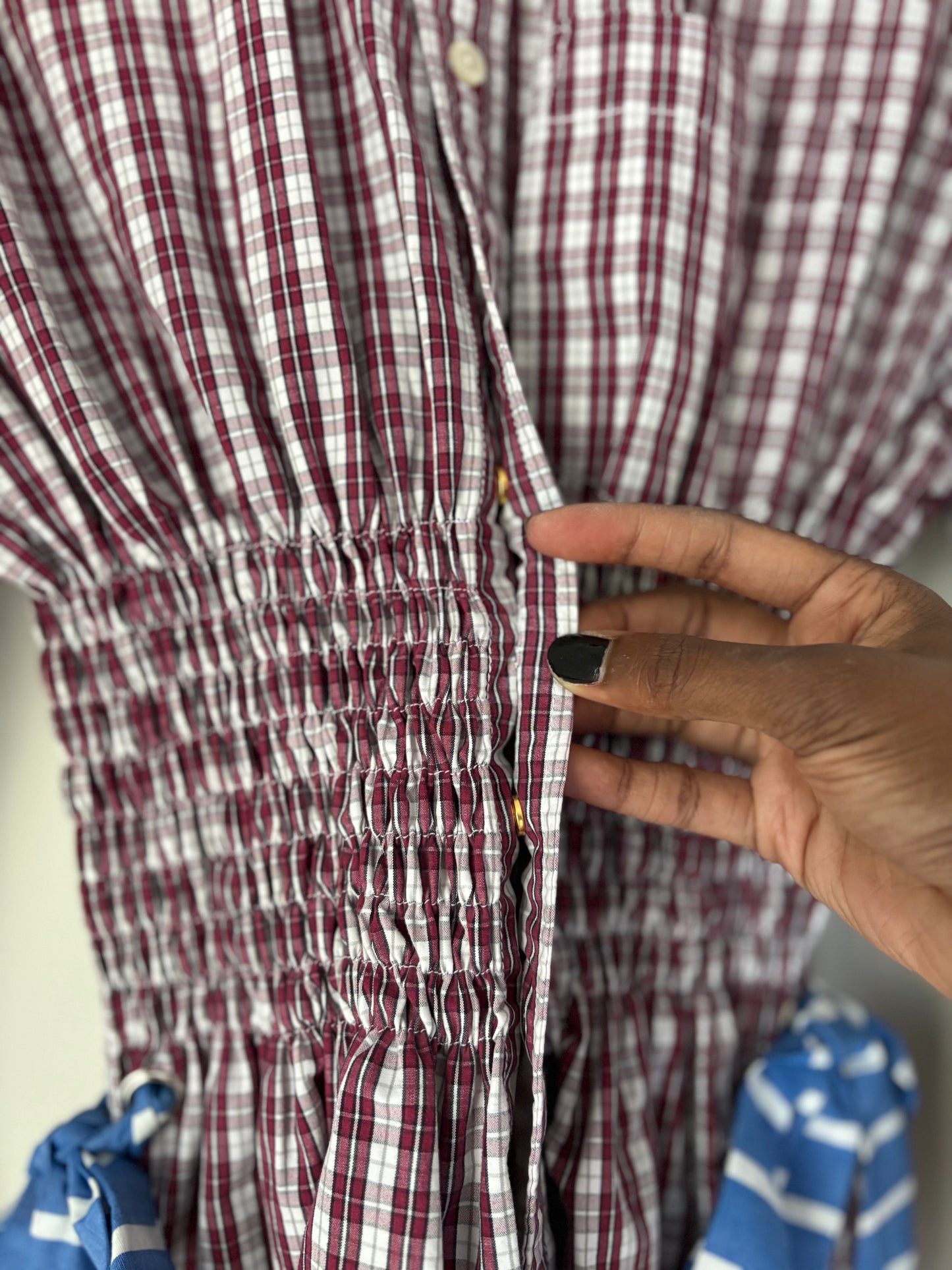 The Marla Top - Candy Checker, Fits M-XL