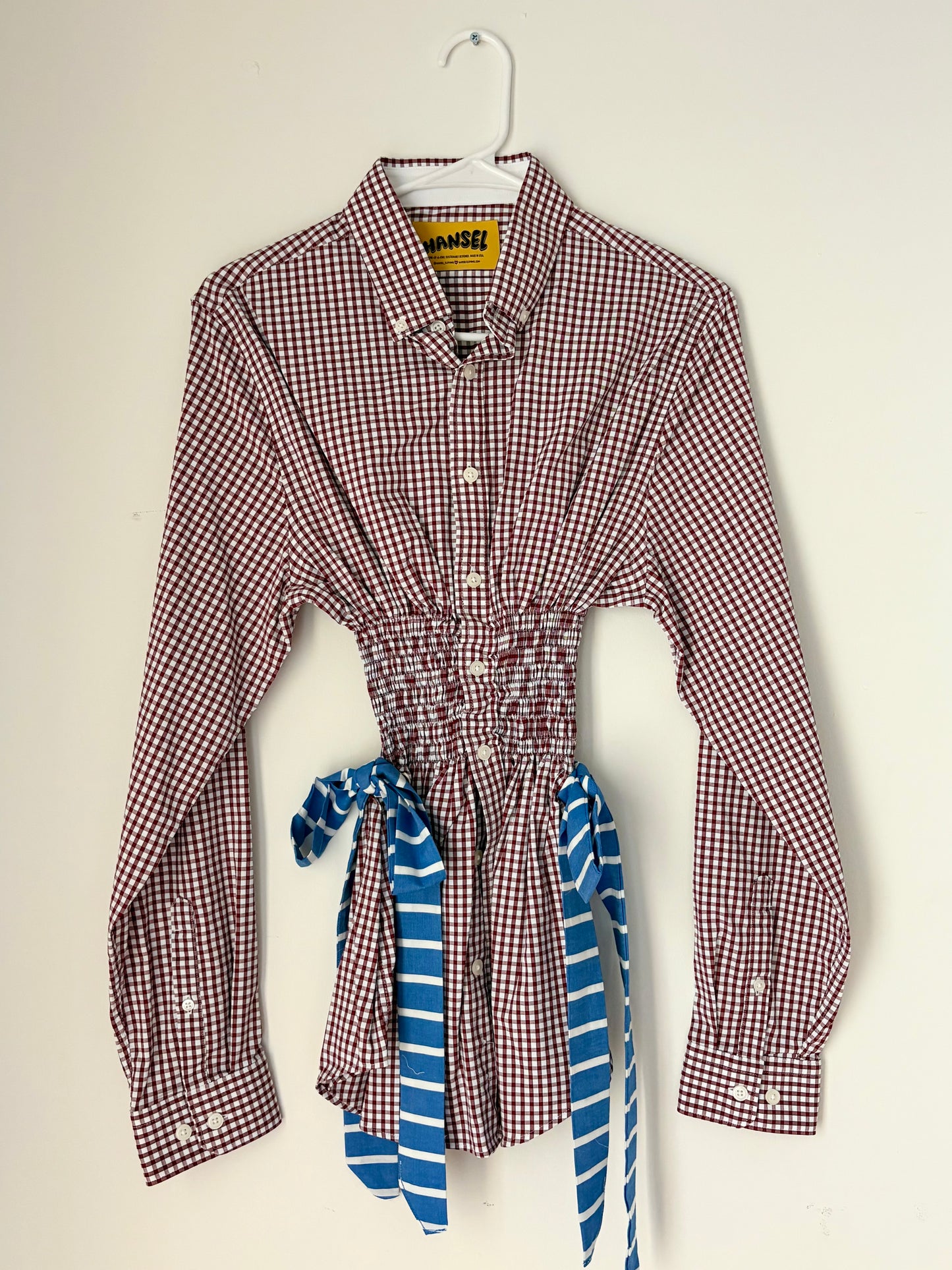 The Marla Top - Candy Checker, Fits XS-S