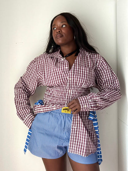 The Marla Top - Candy Checker, Fits M-XL